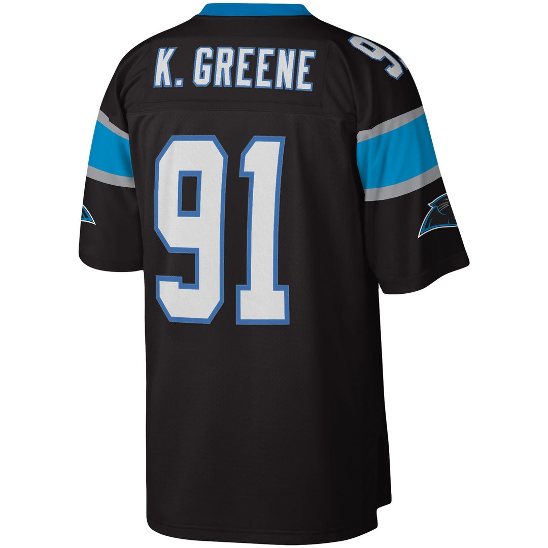 Kevin Greene Carolina Panthers Mitchell & Ness Legacy Replica Jersey - Black Official NFL Team Apparel Football Fan Gear