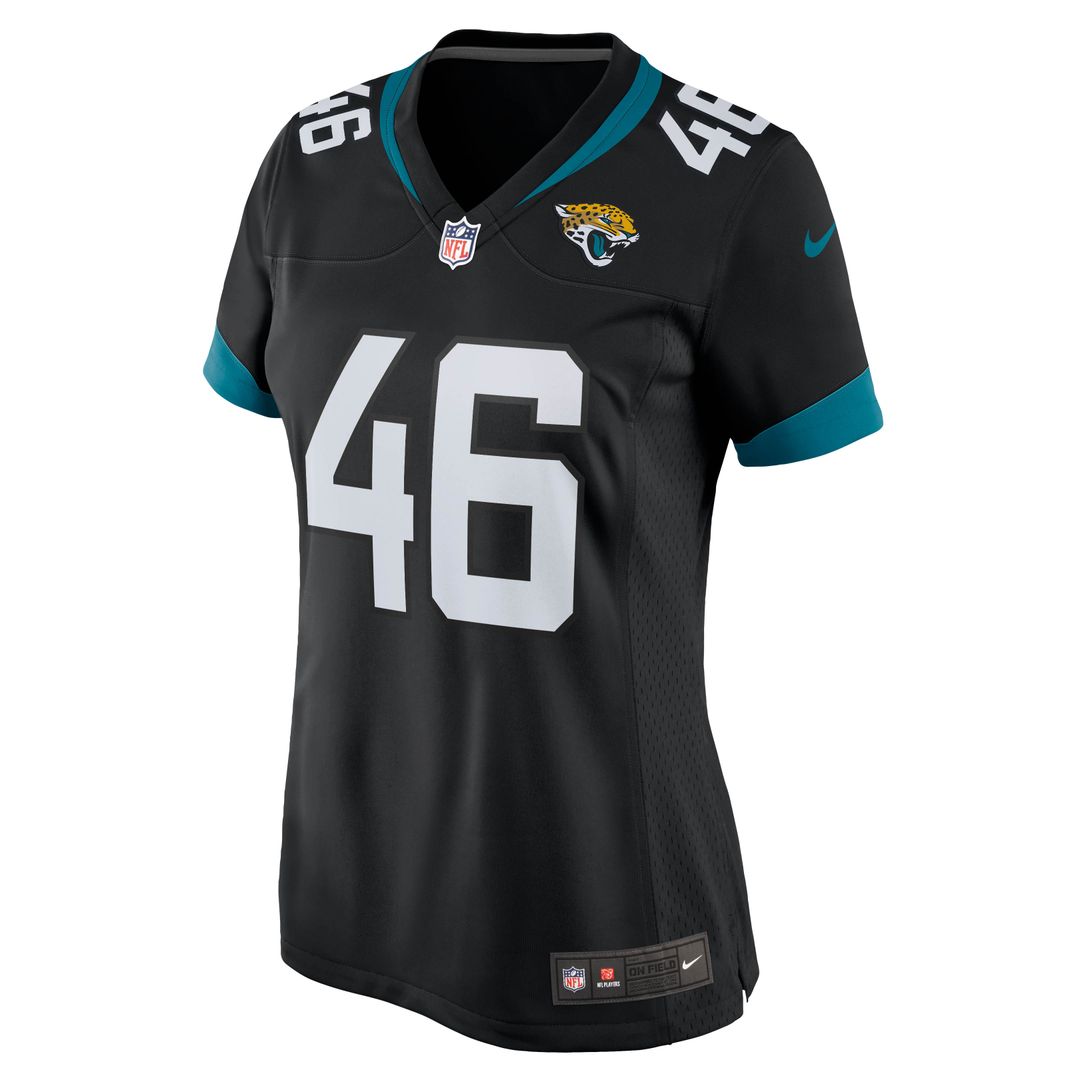Ross Matiscik Jacksonville Jaguars Nike Women's Game Jersey - Black Official NFL Team Apparel Football Fan Gear