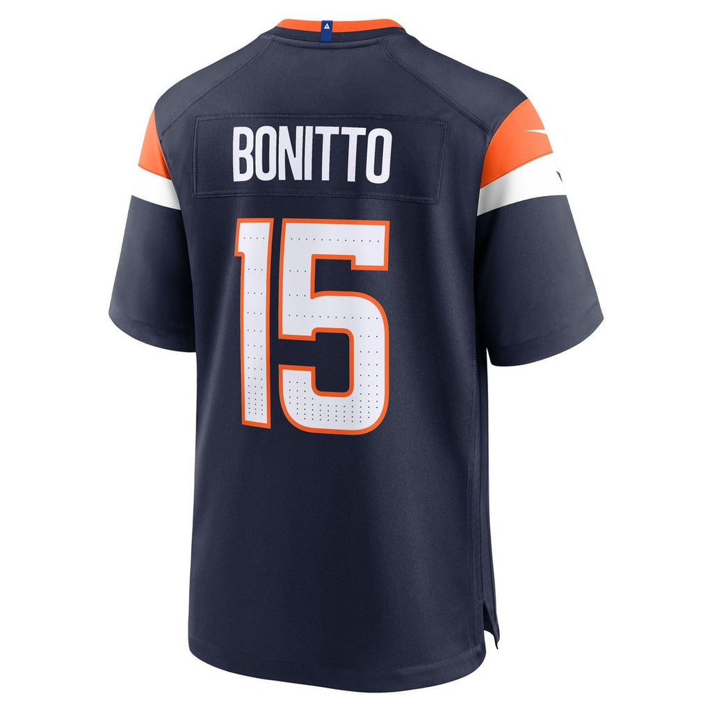 Nik Bonitto Denver Broncos Nike Alternate Game Jersey - Navy Official NFL Team Apparel Football Fan Gear