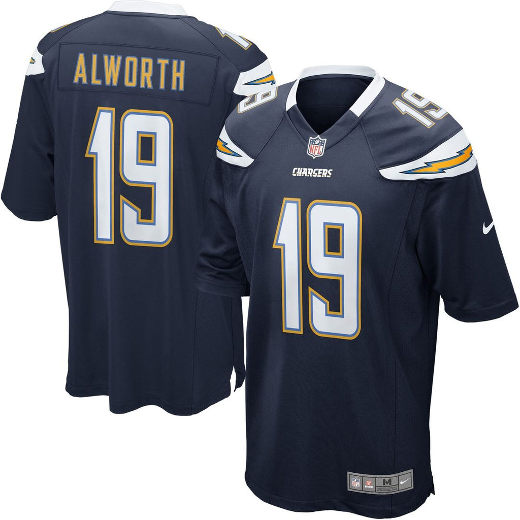 San Diego Chargers Nike Lance Alworth Gridiron Classics Retired Player Game Jersey - Navy Official NFL Team Apparel Football Fan Gear