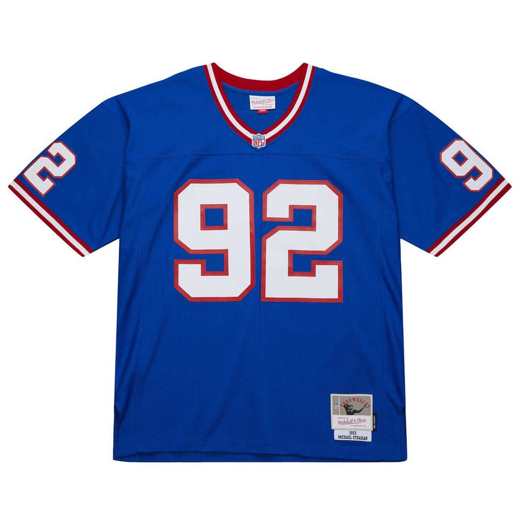 Michael Strahan New York Giants Mitchell & Ness 1993 Legacy Replica Jersey - Royal Official NFL Team Apparel Football Fan Gear