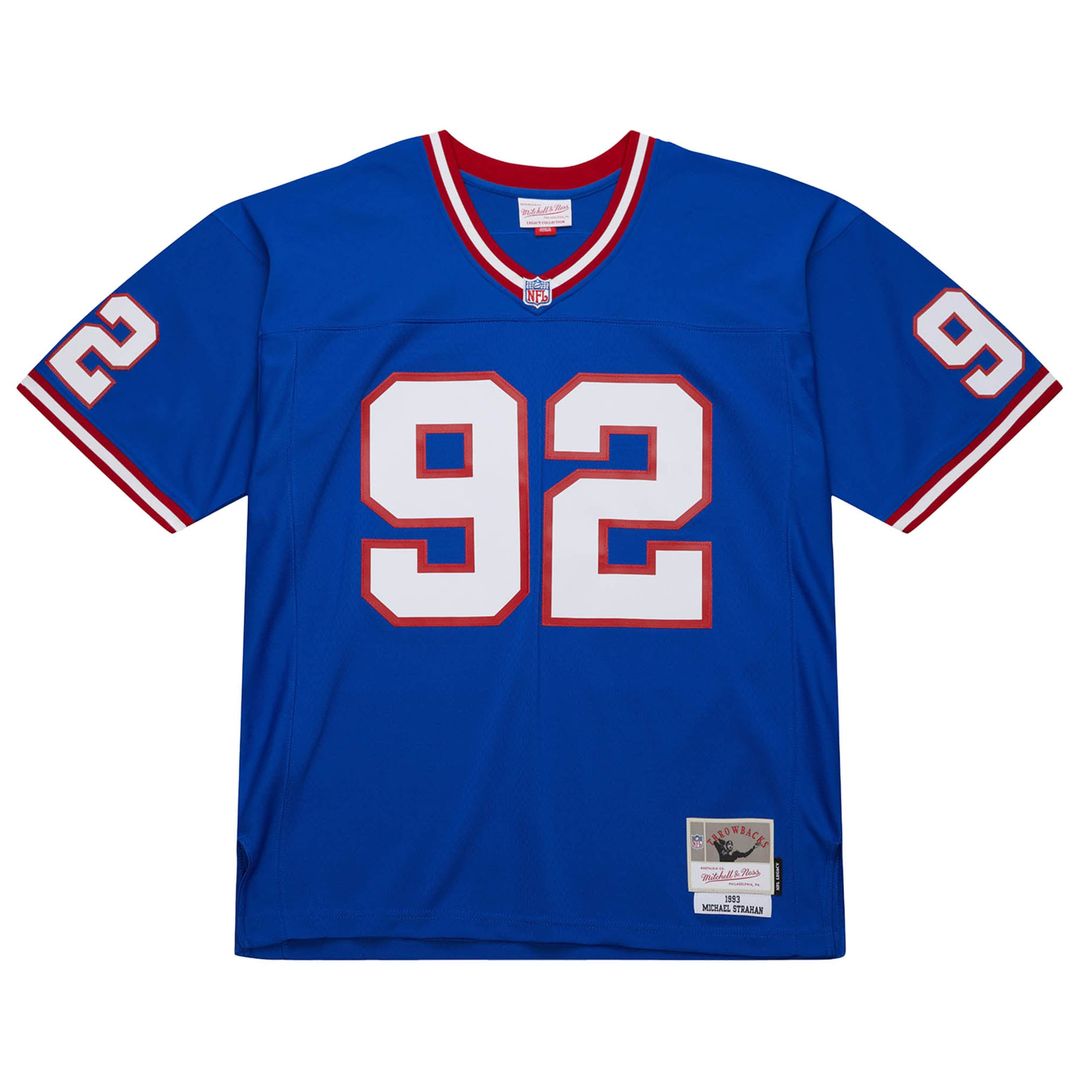 Michael Strahan New York Giants Mitchell & Ness 1993 Legacy Replica Jersey - Royal Official NFL Team Apparel Football Fan Gear