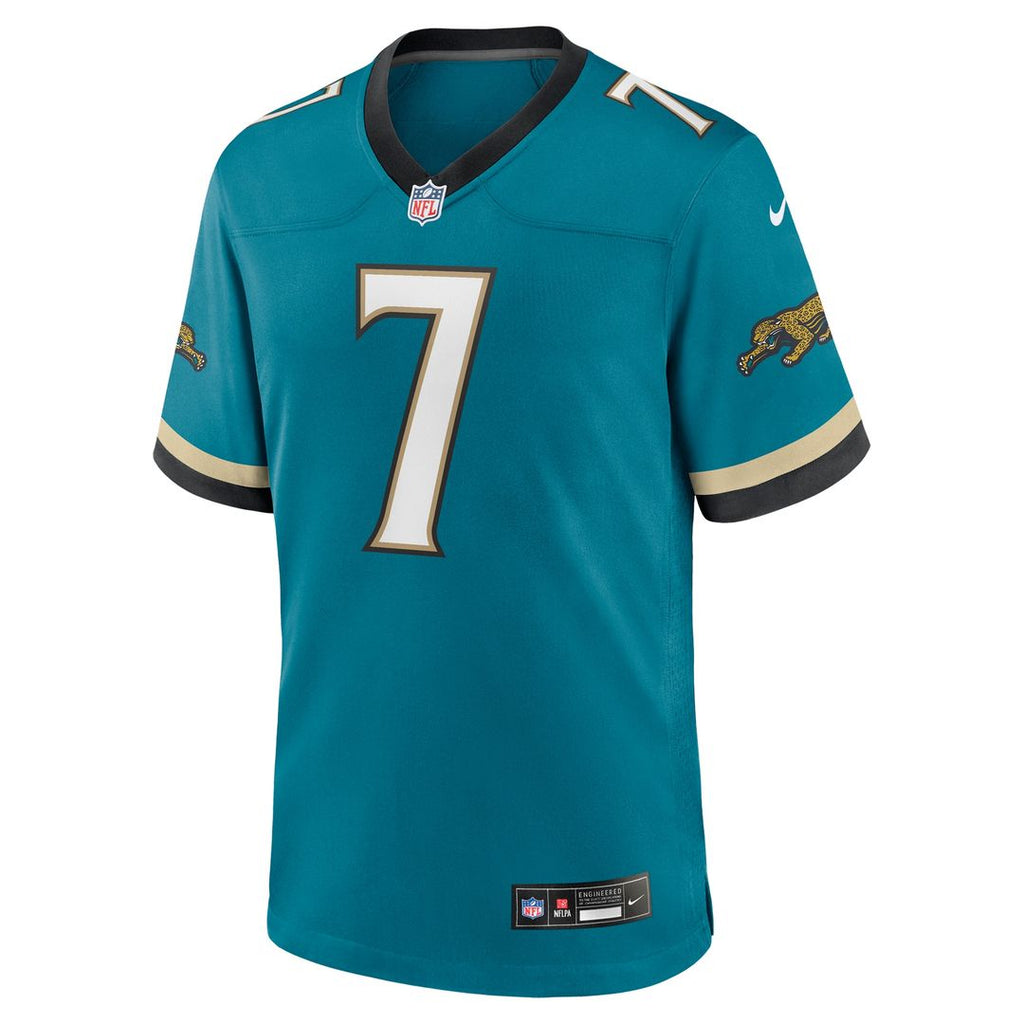Brian Thomas Jr. Jacksonville Jaguars Nike Alternate Game Jersey - Teal Official NFL Team Apparel Football Fan Gear