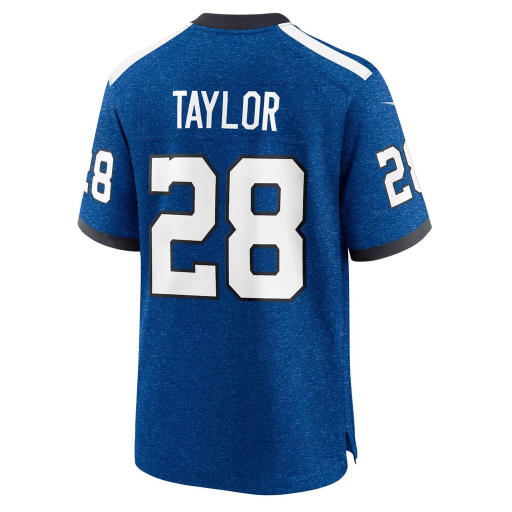 Jonathan Taylor Indianapolis Colts Nike Indiana Nights Alternate Game Jersey - Royal Official NFL Team Apparel Football Fan Gear
