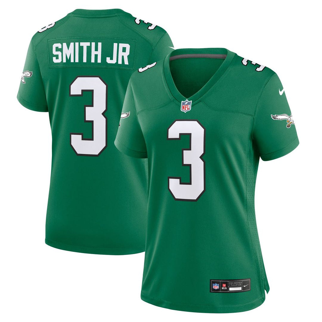Nolan Smith Philadelphia Eagles Nike Women's Alternate Game Jersey - Kelly Green Official NFL Team Apparel Football Fan Gear