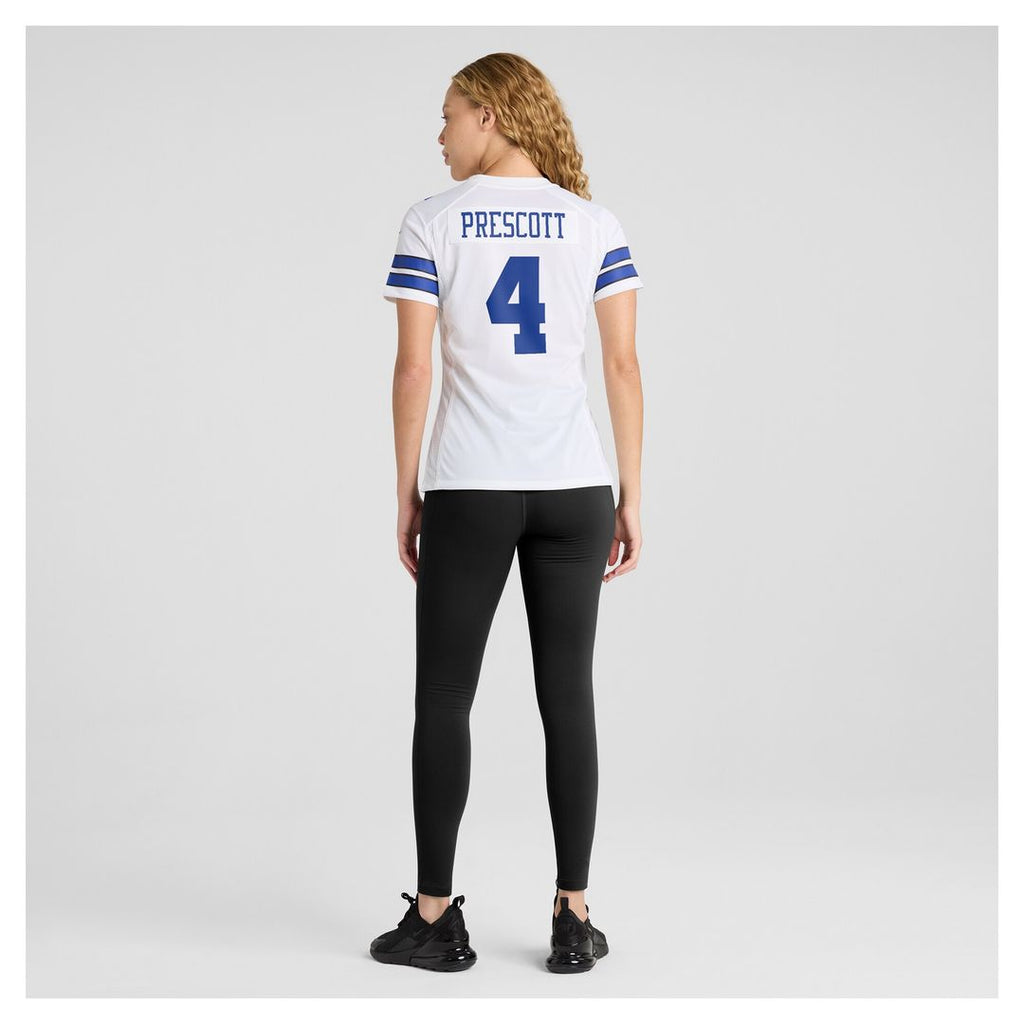 Dak Prescott Dallas Cowboys Nike Women's Team Game Jersey - White Official NFL Team Apparel Football Fan Gear