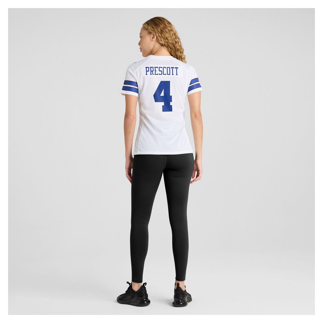 Dak Prescott Dallas Cowboys Nike Women's Team Game Jersey - White Official NFL Team Apparel Football Fan Gear