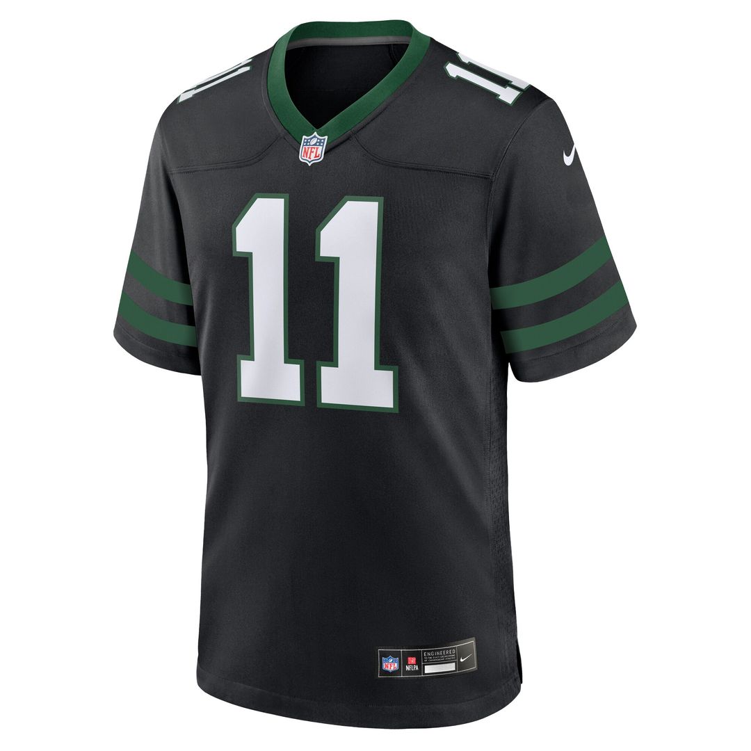 Jermaine Johnson II New York Jets Nike Alternate Game Jersey - Legacy Black Official NFL Team Apparel Football Fan Gear