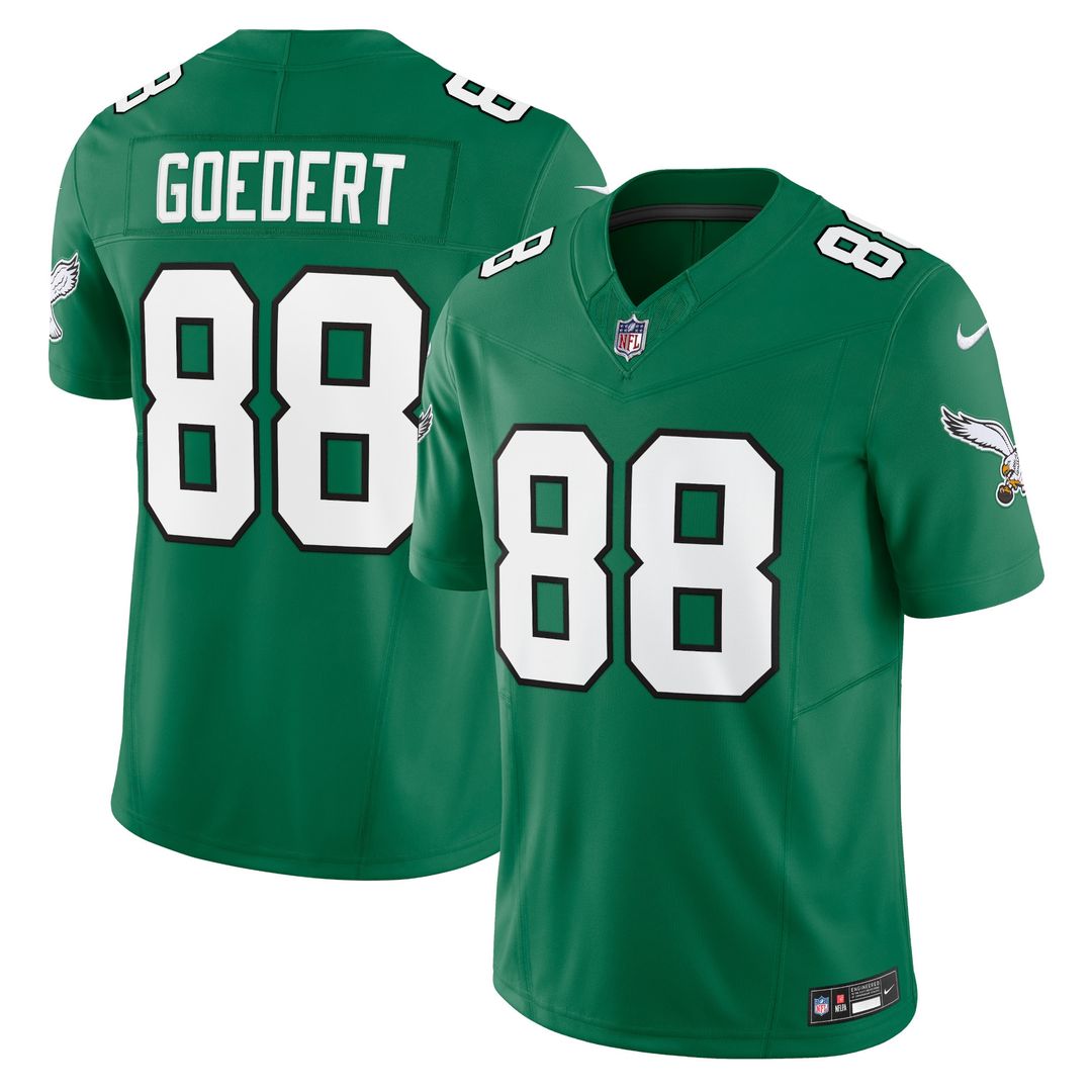 Dallas Goedert Philadelphia Eagles Nike Vapor F.U.S.E. Limited Jersey - Kelly Green Official NFL Team Apparel Football Fan Gear