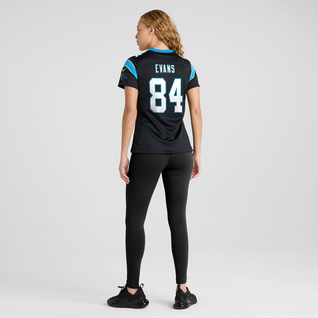 Mitchell Evans Carolina Panthers Nike Women's Team Game Jersey - Black Official NFL Team Apparel Football Fan Gear