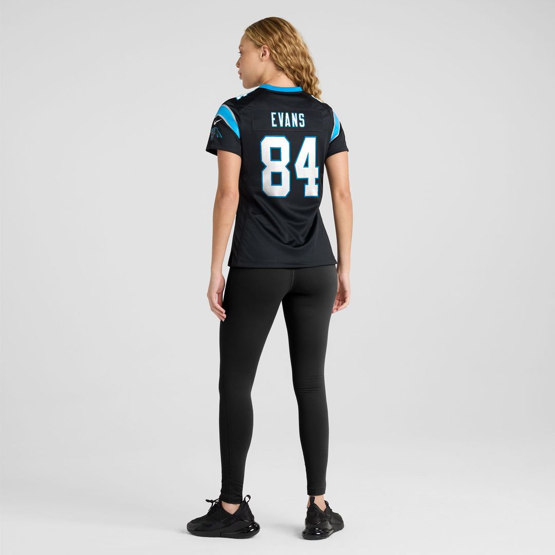 Mitchell Evans Carolina Panthers Nike Women's Team Game Jersey - Black Official NFL Team Apparel Football Fan Gear