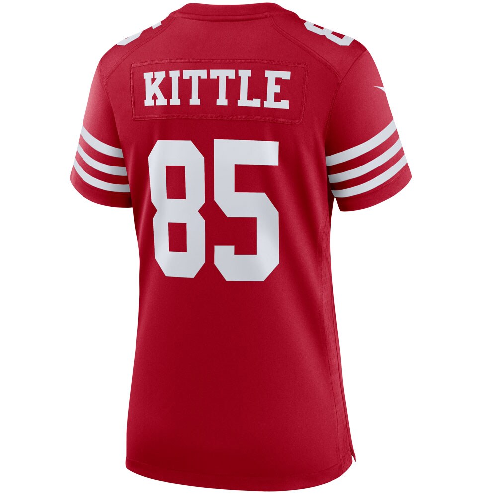 George Kittle San Francisco 49ers Nike Women's Player Jersey - Scarlet Official NFL Team Apparel Football Fan Gear