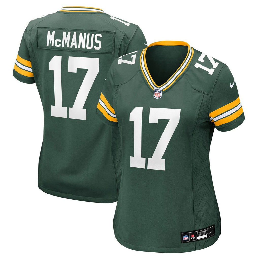 Brandon McManus Green Bay Packers Nike Women's Team Game Jersey - Green Official NFL Team Apparel Football Fan Gear
