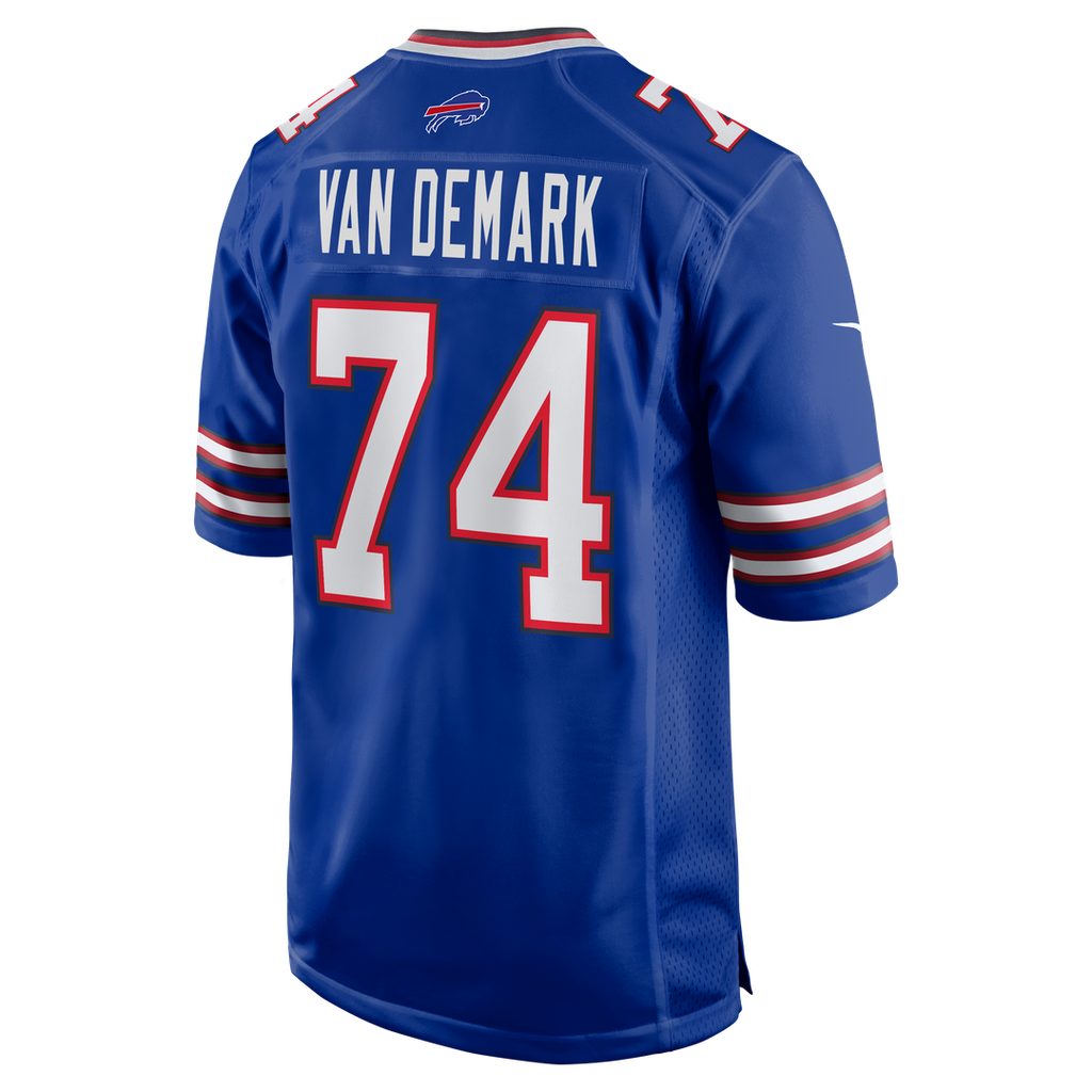 Ryan Van Demark Buffalo Bills Nike Game Player Jersey - Royal Official NFL Team Apparel Football Fan Gear