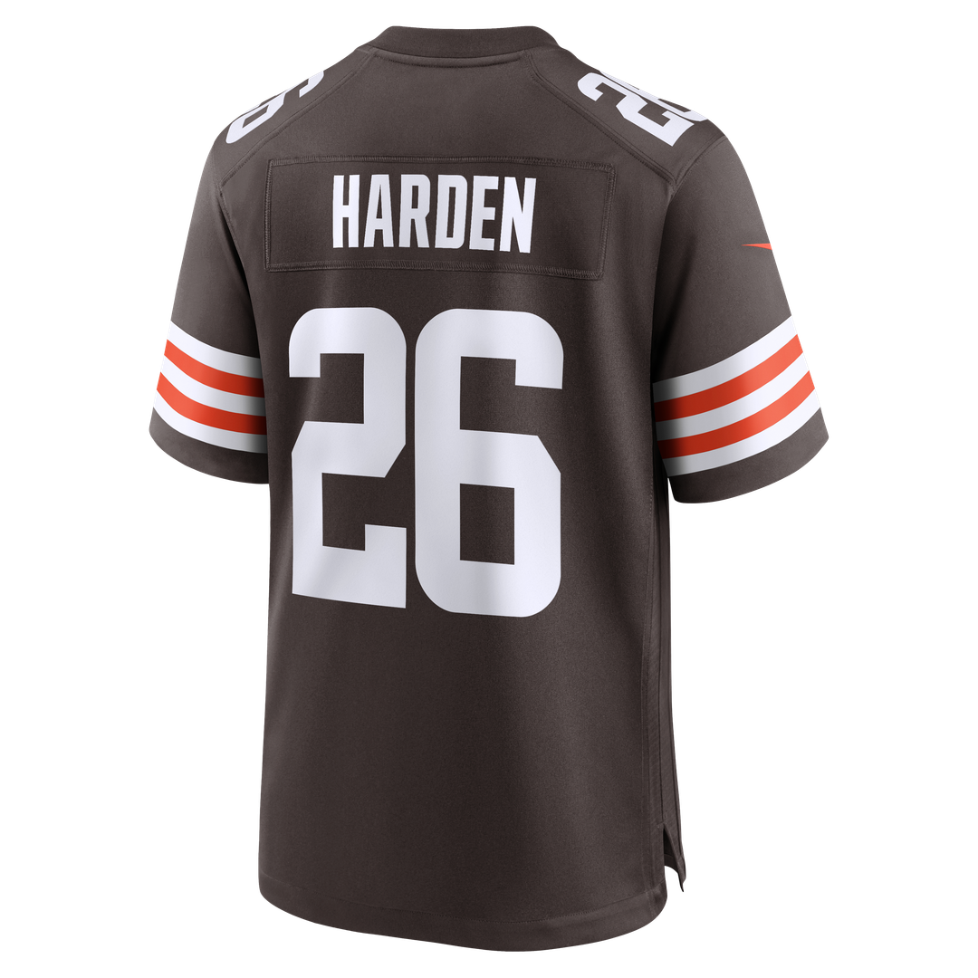 Myles Harden Cleveland Browns Nike Team Game Jersey - Brown Official NFL Team Apparel Football Fan Gear