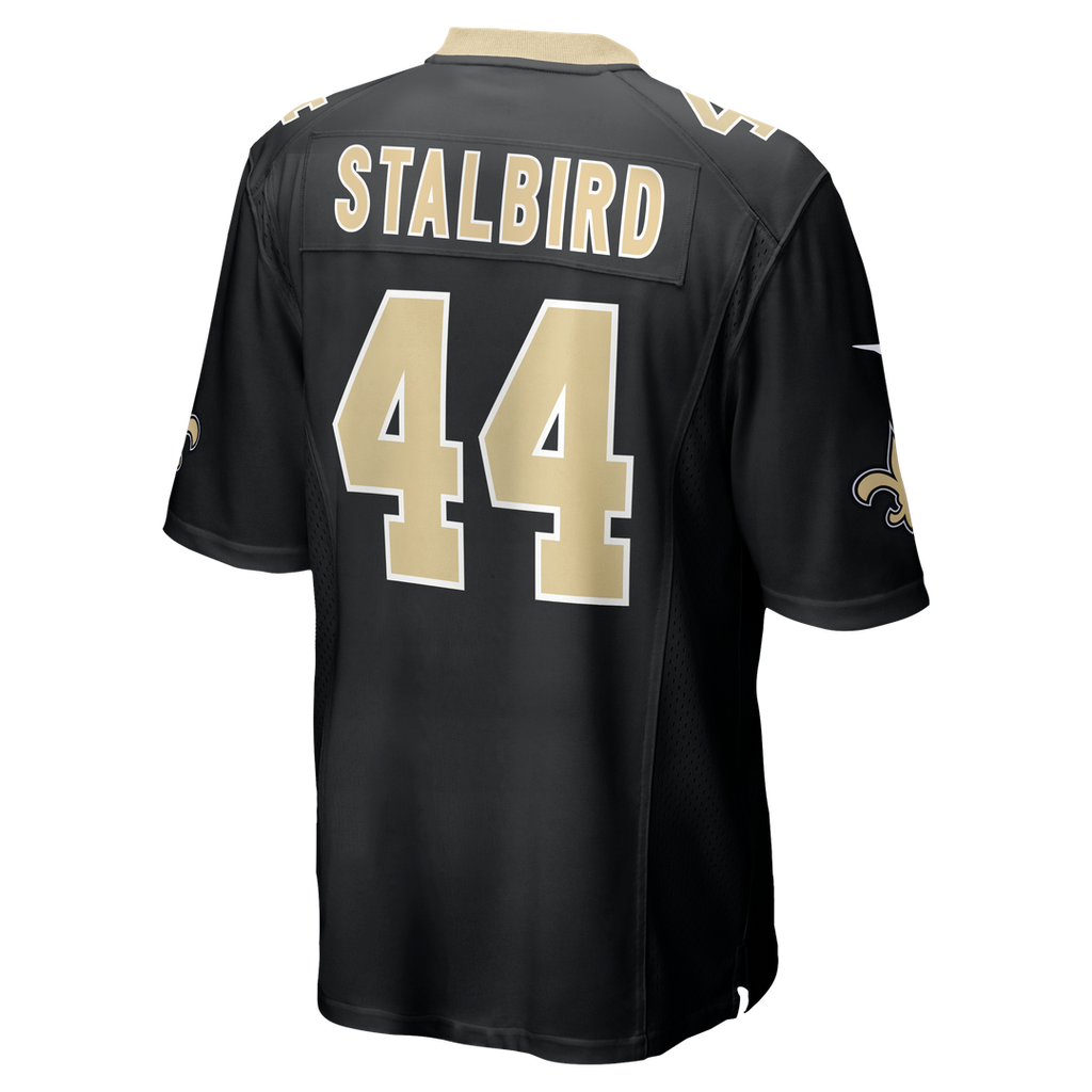Isaiah Stalbird New Orleans Saints Nike Team Game Jersey - Black Official NFL Team Apparel Football Fan Gear