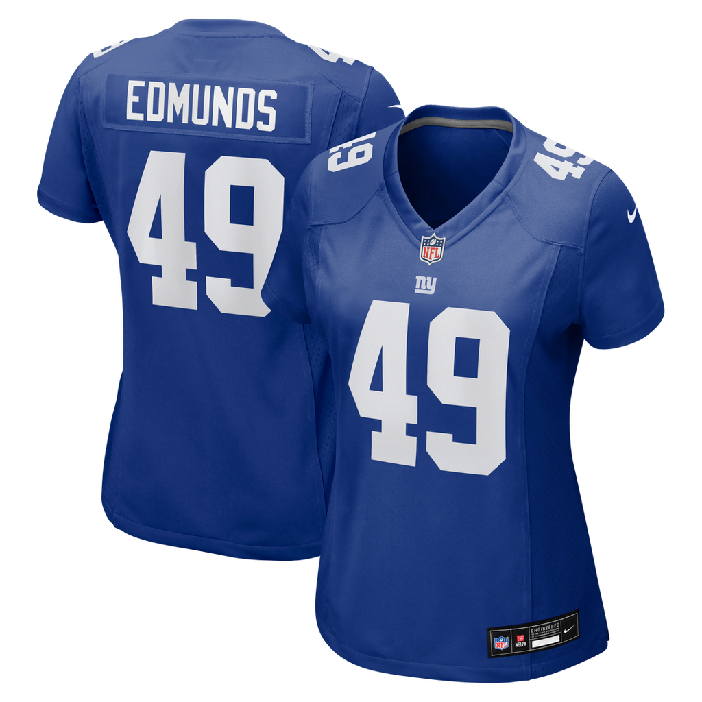 Tremaine Edmunds New York Giants Nike Women's Team Game Jersey - Royal Official NFL Team Apparel Football Fan Gear