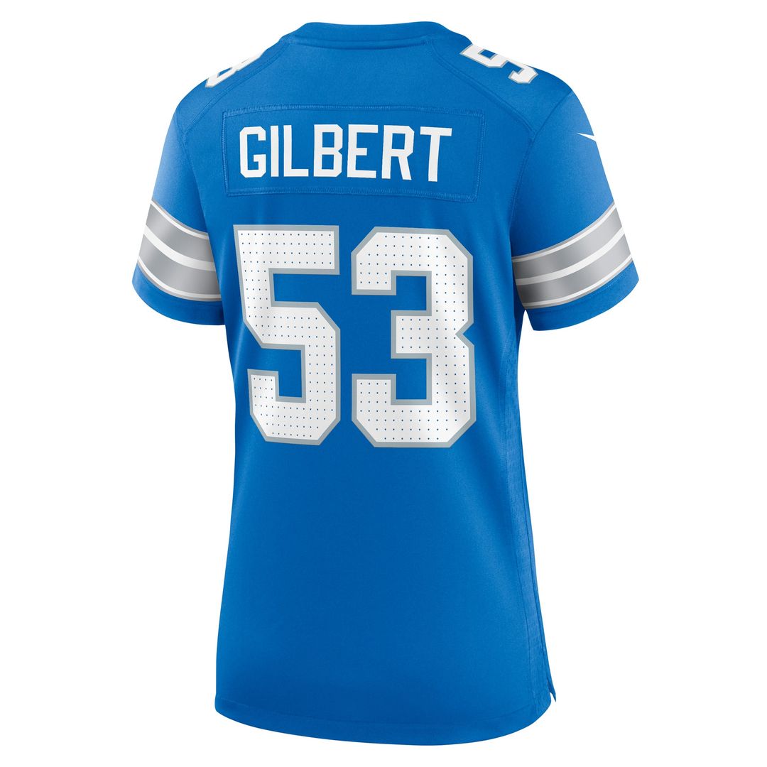 DaRon Gilbert Detroit Lions Nike Women's Game Jersey - Blue Official NFL Team Apparel Football Fan Gear