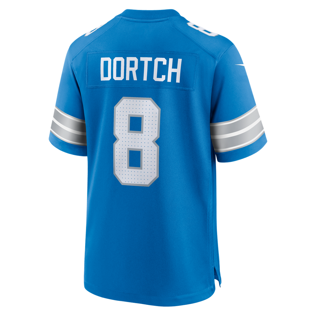 Greg Dortch Detroit Lions Nike Team Game Jersey - Blue Official NFL Team Apparel Football Fan Gear