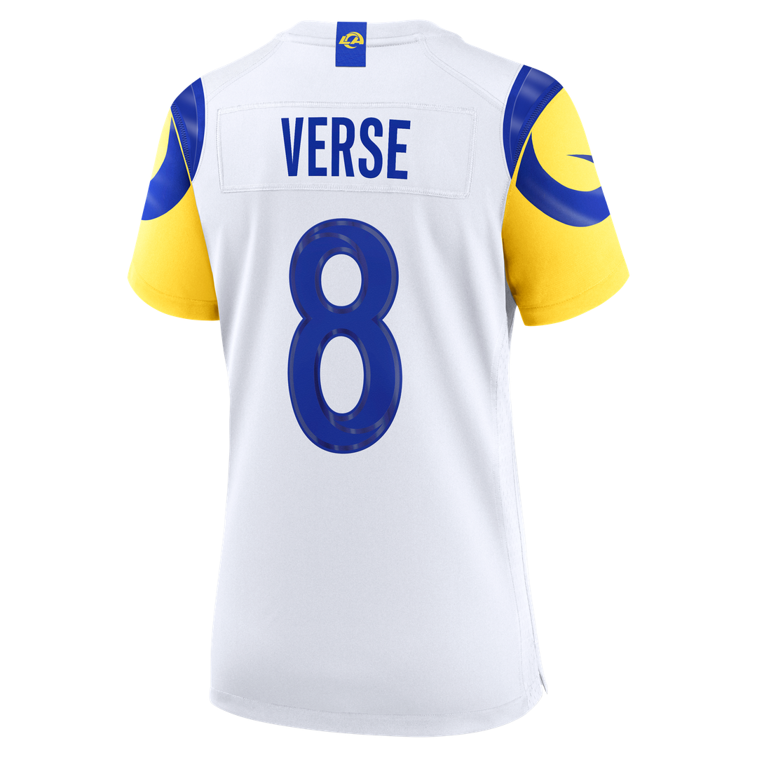 Jared Verse Los Angeles Rams Nike Women's Game Jersey - White Official NFL Team Apparel Football Fan Gear