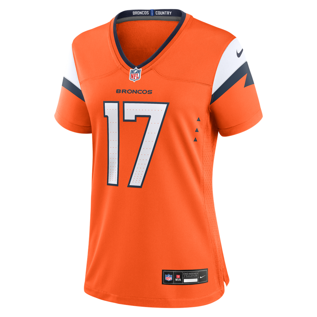 Lil'Jordan Humphrey Denver Broncos Nike Women's Team Game Jersey - Orange Official NFL Team Apparel Football Fan Gear