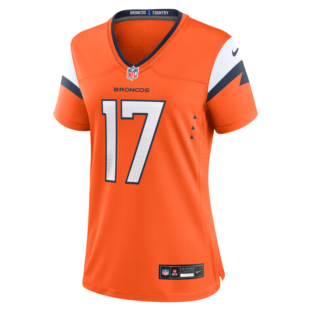 Lil'Jordan Humphrey Denver Broncos Nike Women's Team Game Jersey - Orange Official NFL Team Apparel Football Fan Gear
