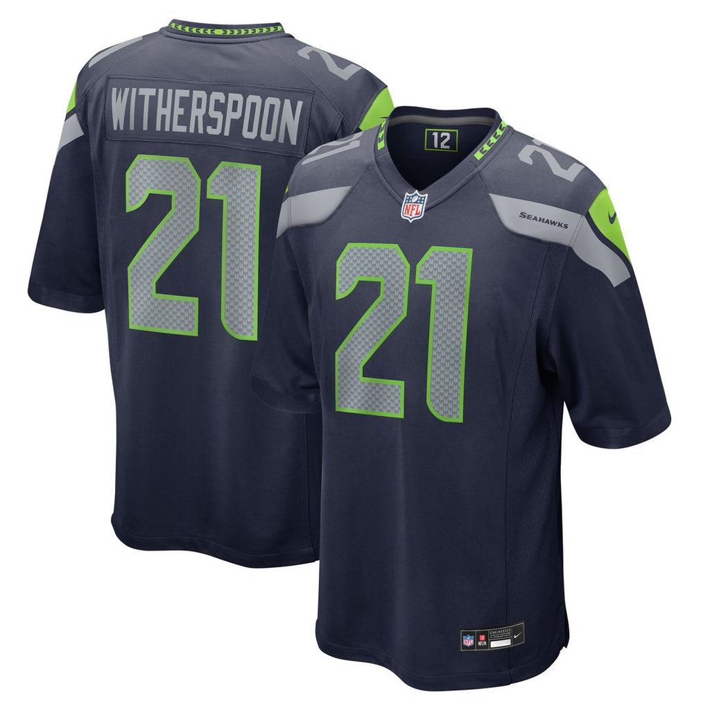 Devon Witherspoon Seattle Seahawks Nike Game Jersey - College Navy Official NFL Team Apparel Football Fan Gear