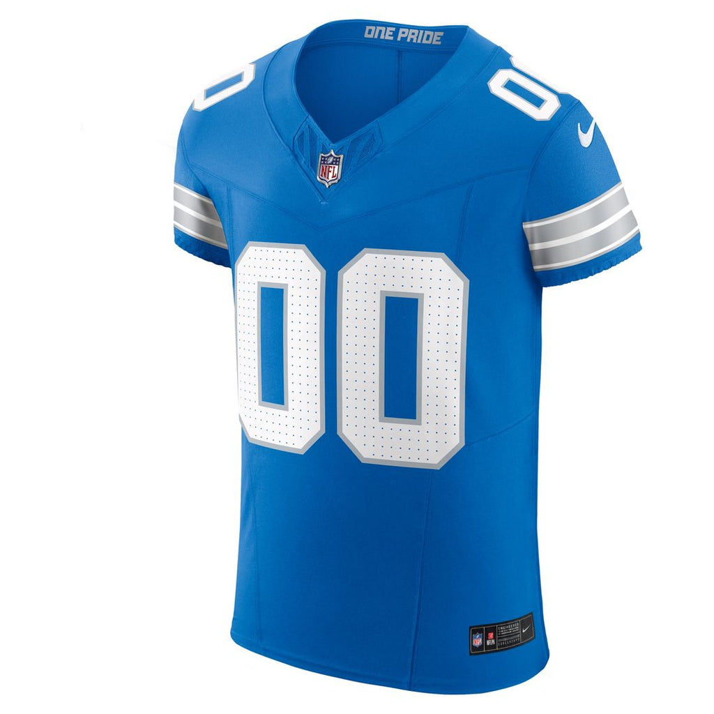 Detroit Lions Nike Alternate Vapor F.U.S.E. Elite Custom Jersey - Black Official NFL Team Apparel Football Fan Gear