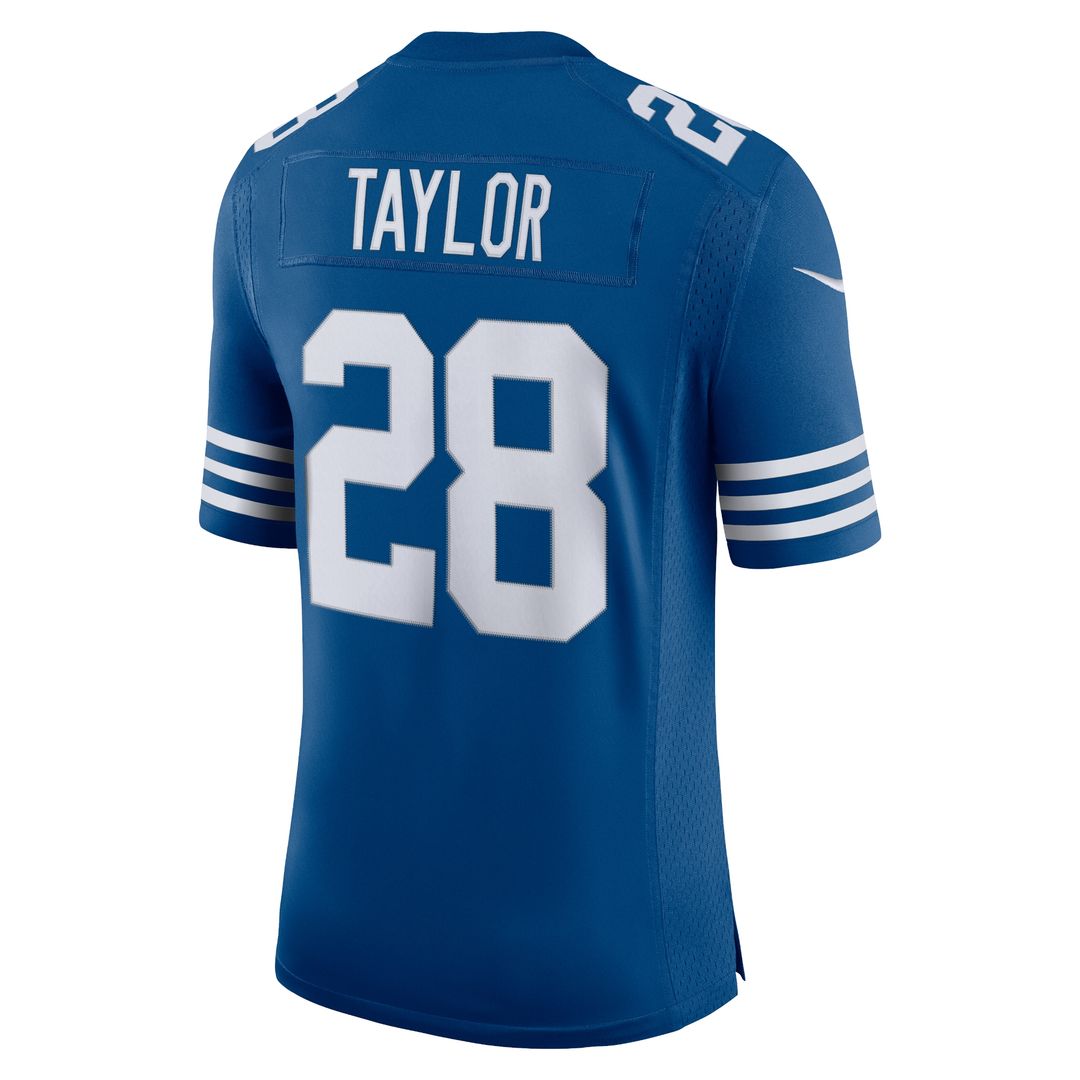 Men's Nike Jonathan Taylor Royal Indianapolis Colts Alternate Vapor Limited Jersey Official NFL Team Apparel Football Fan Gear