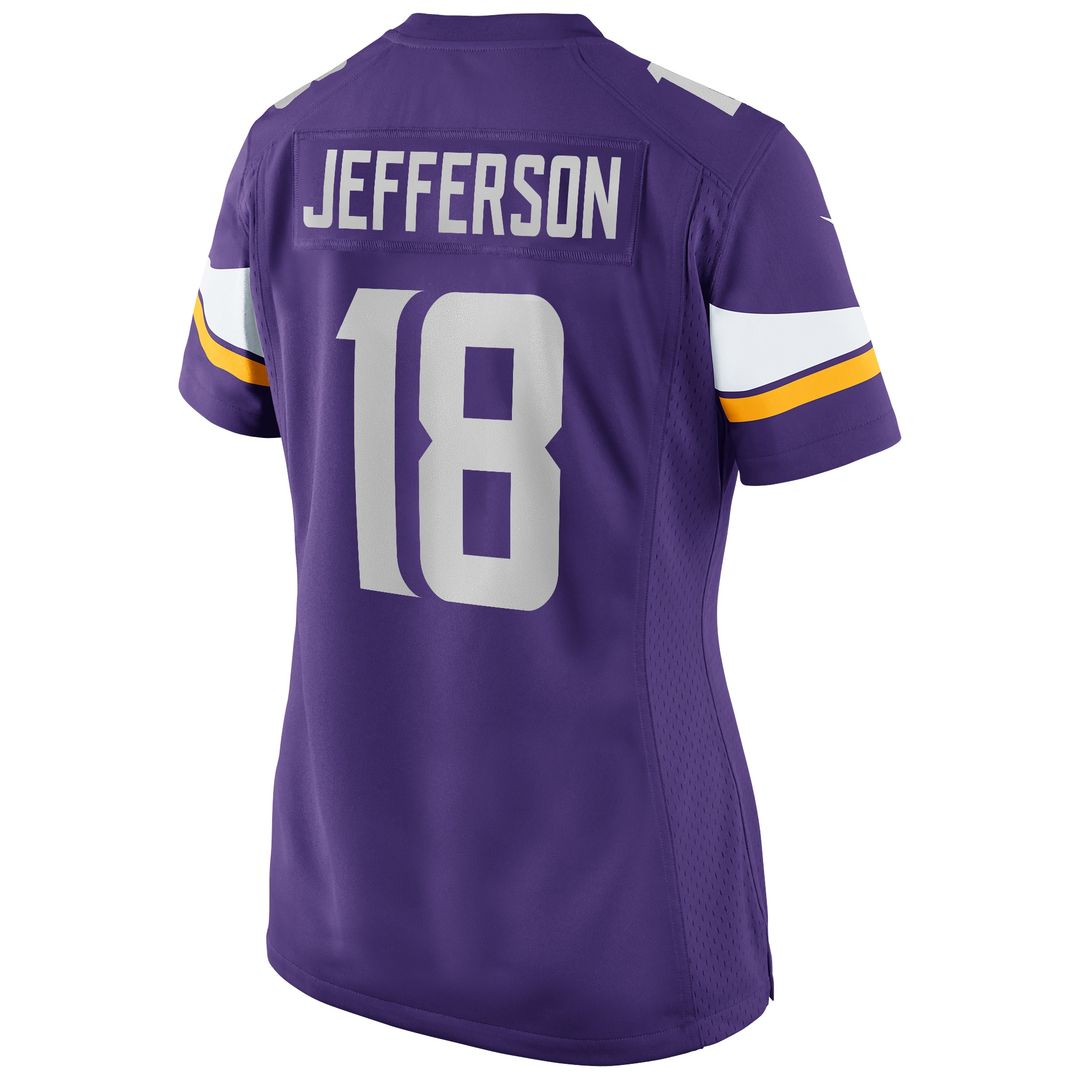 Justin Jefferson Minnesota Vikings Nike Women's Game Jersey - Purple Official NFL Team Apparel Football Fan Gear