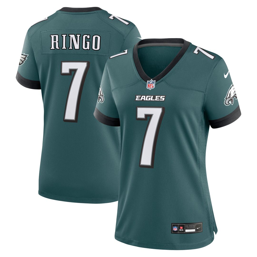 Kelee Ringo Philadelphia Eagles Nike Women's Team Game Jersey - Midnight Green Official NFL Team Apparel Football Fan Gear
