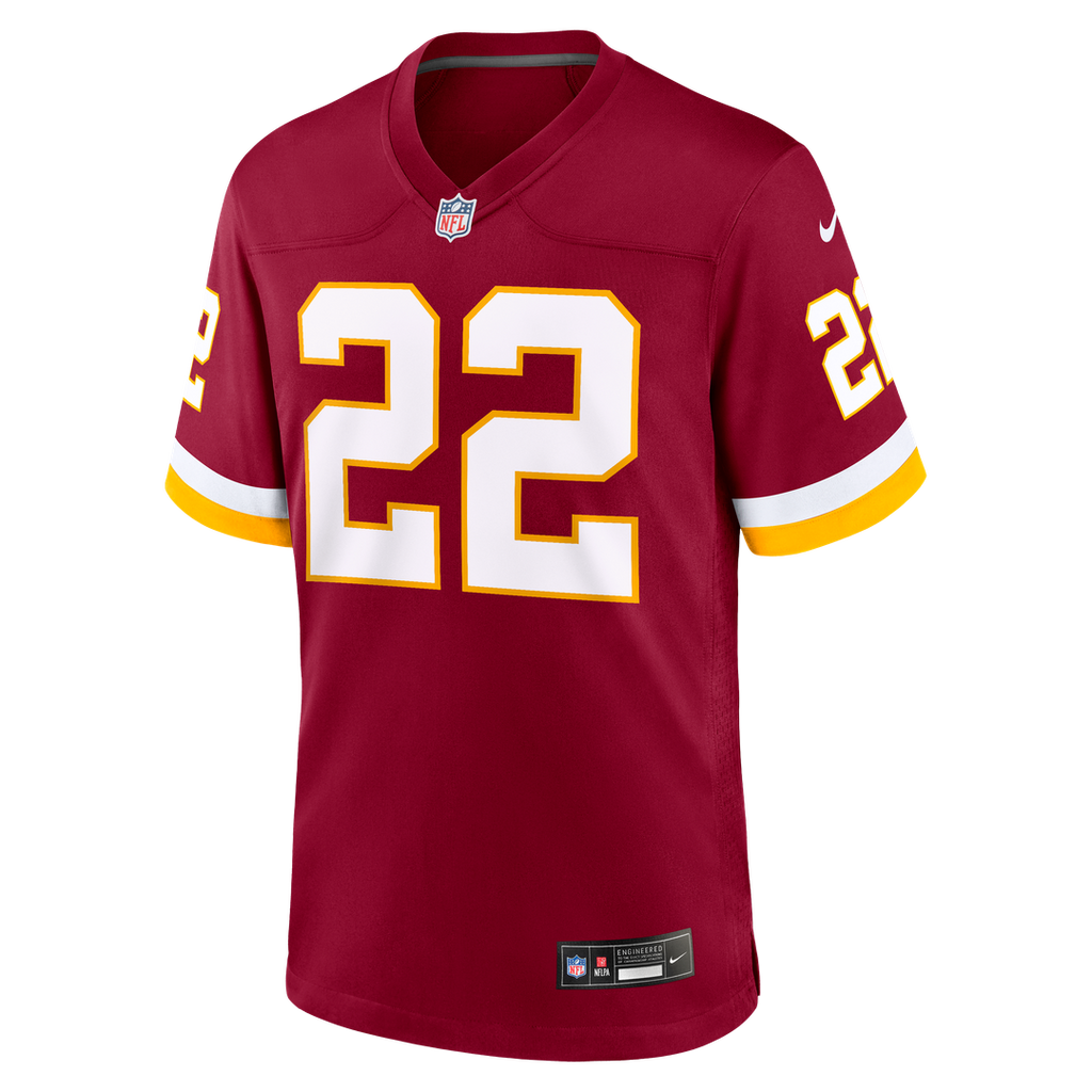 Jacory Croskey-Merritt Washington Commanders Nike Hail Raiser Alternate Game Jersey - Black Official NFL Team Apparel Football Fan Gear