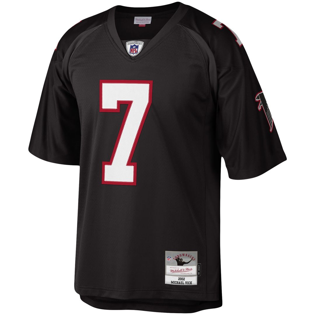 Michael Vick Atlanta Falcons Mitchell & Ness Legacy Replica Jersey - Black Official NFL Team Apparel Football Fan Gear