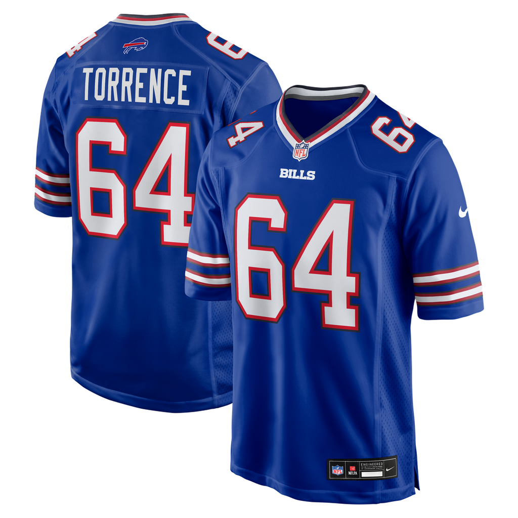 O'Cyrus Torrence Buffalo Bills Nike Home Game Jersey - Royal Official NFL Team Apparel Football Fan Gear