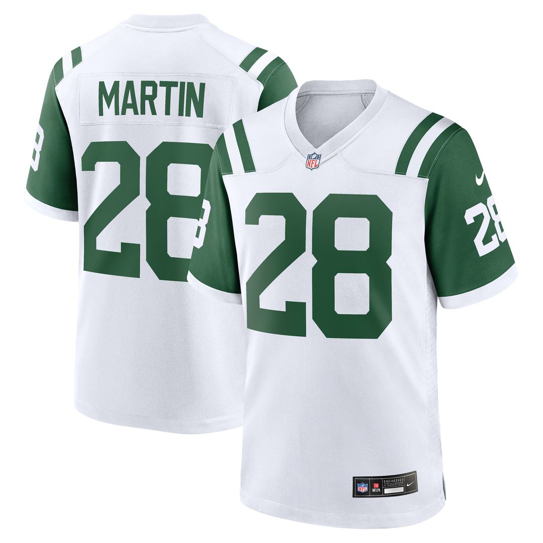 Curtis Martin New York Jets Nike Retired Player Alternate Game Jersey - White Official NFL Team Apparel Football Fan Gear