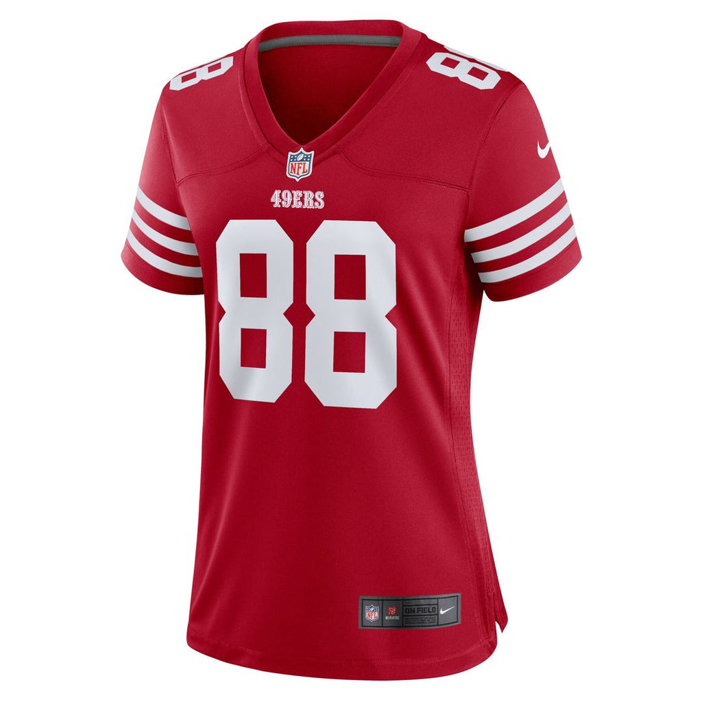 Jake Tonges San Francisco 49ers Nike Women's Team Game Jersey - Scarlet Official NFL Team Apparel Football Fan Gear