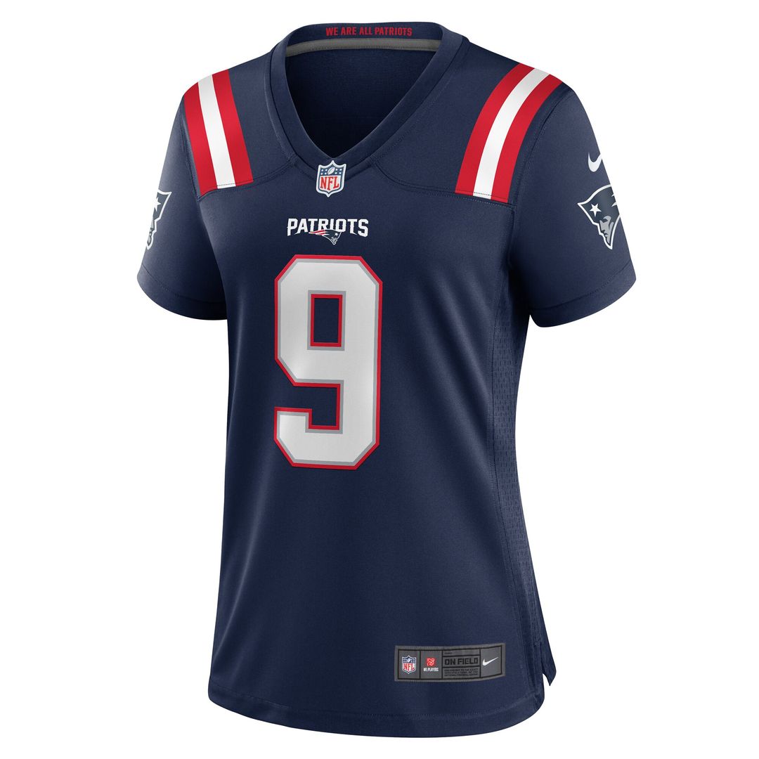 Kayshon Boutte New England Patriots Nike Women's Game Jersey - Navy Official NFL Team Apparel Football Fan Gear