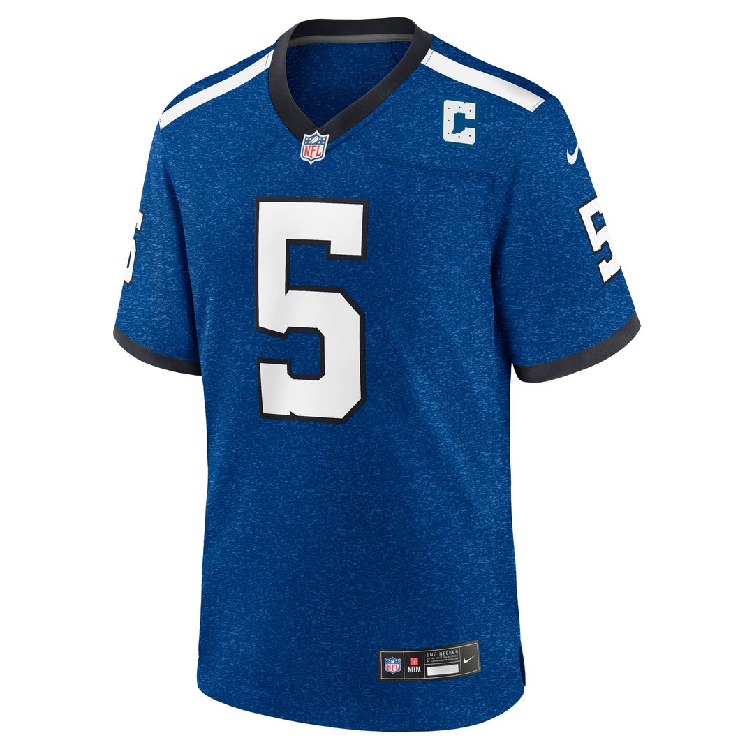 Anthony Richardson Indianapolis Colts Nike Indiana Nights Alternate Game Jersey - Royal Official NFL Team Apparel Football Fan Gear