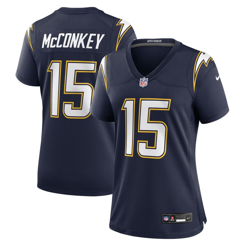 Ladd McConkey Los Angeles Chargers Nike Women's Alternate Super Chargers Game Jersey - Navy Official NFL Team Apparel Football Fan Gear