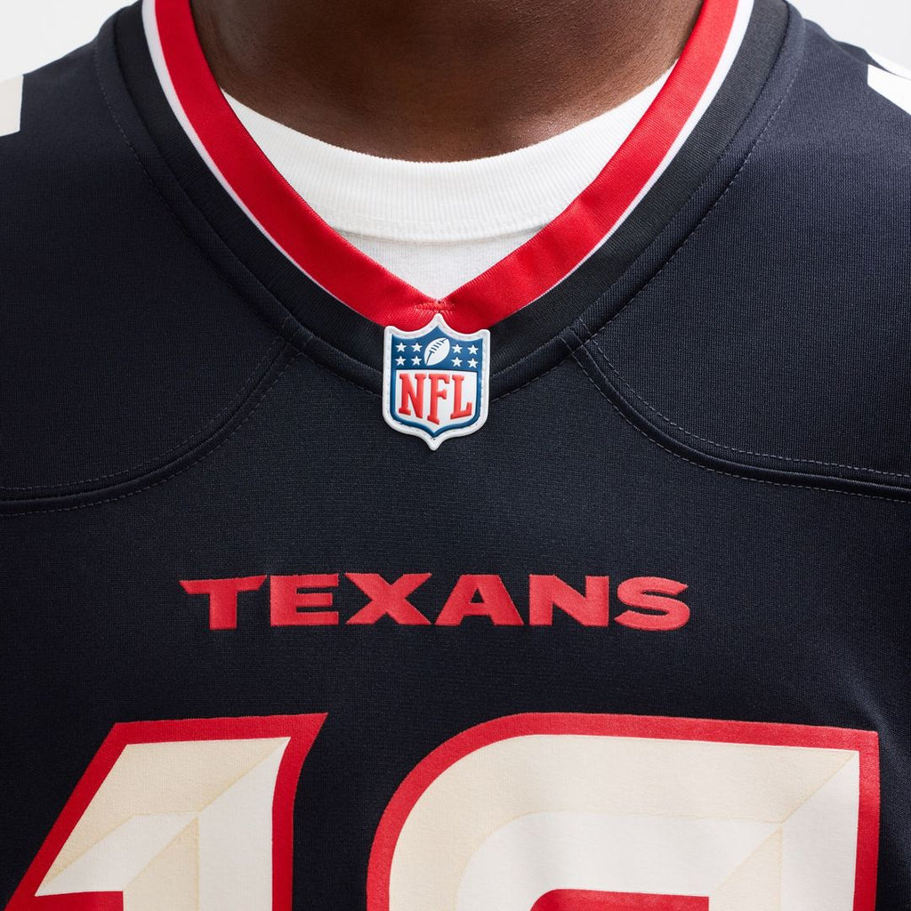 Nico Collins Houston Texans Nike Alternate Game Jersey - Red Official NFL Team Apparel Football Fan Gear
