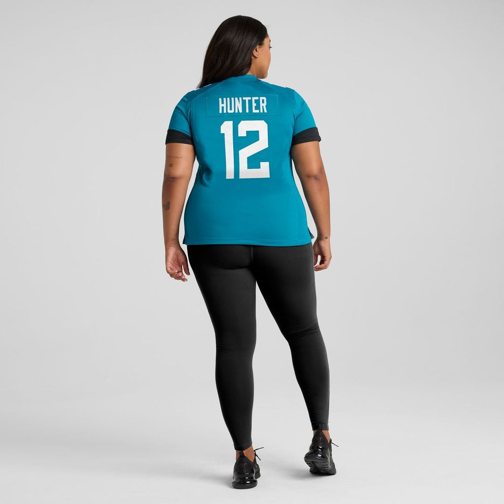 Travis Hunter Jacksonville Jaguars Nike Women's Team Game Jersey - Teal Official NFL Team Apparel Football Fan Gear
