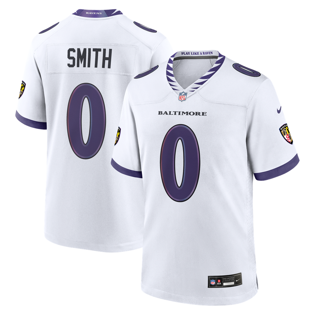 Roquan Smith Baltimore Ravens Nike Alternate Game Jersey - Purple Official NFL Team Apparel Football Fan Gear