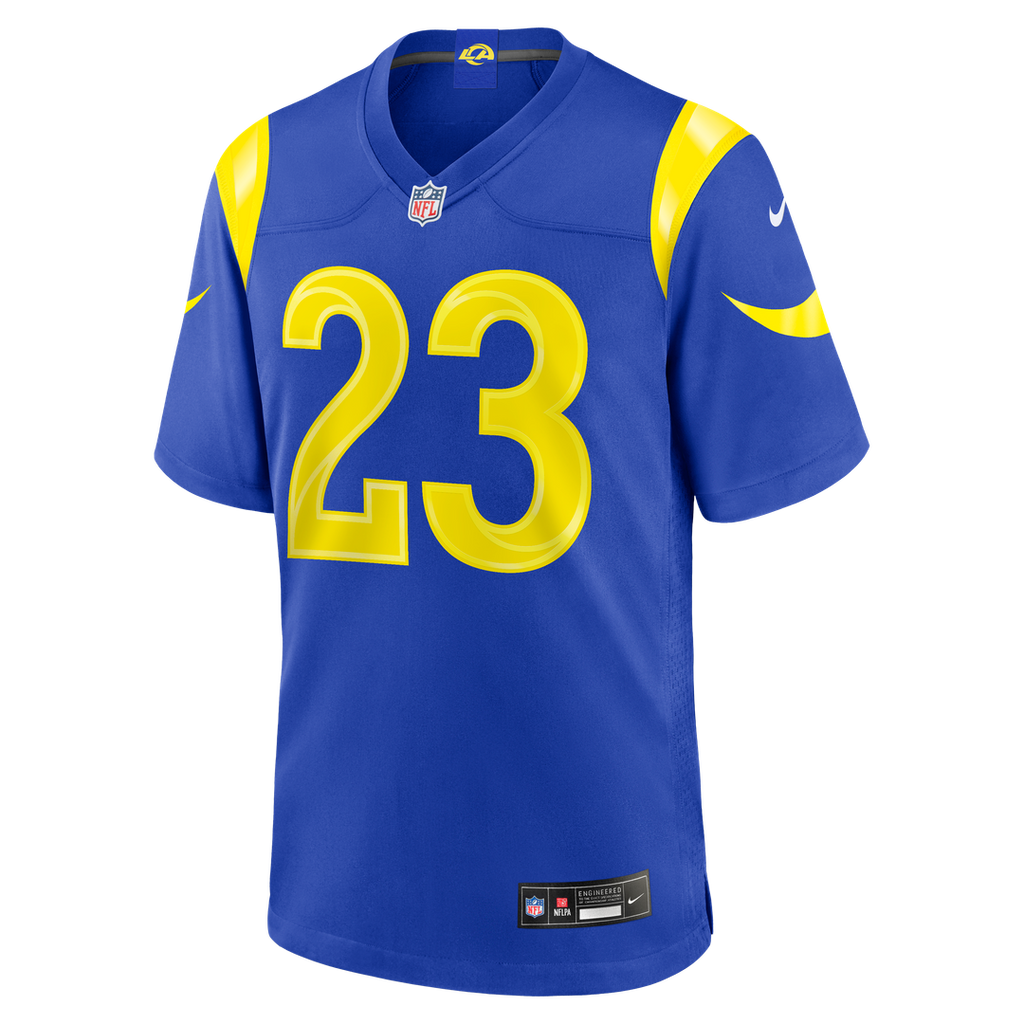 Kyren Williams Los Angeles Rams Nike Team Game Player Jersey - Royal Official NFL Team Apparel Football Fan Gear