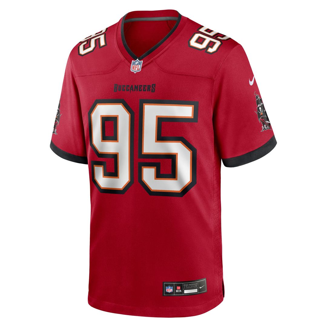 Elijah Roberts Tampa Bay Buccaneers Nike Team Game Jersey - Red Official NFL Team Apparel Football Fan Gear
