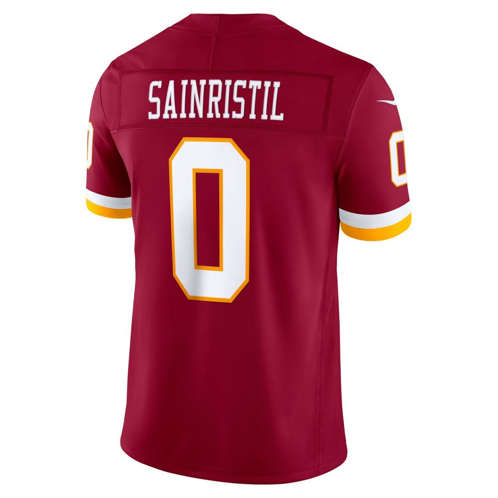 Mike Sainristil Washington Commanders Nike Team Vapor F.U.S.E. Stitched Limited Jersey - Burgundy Official NFL Team Apparel Football Fan Gear