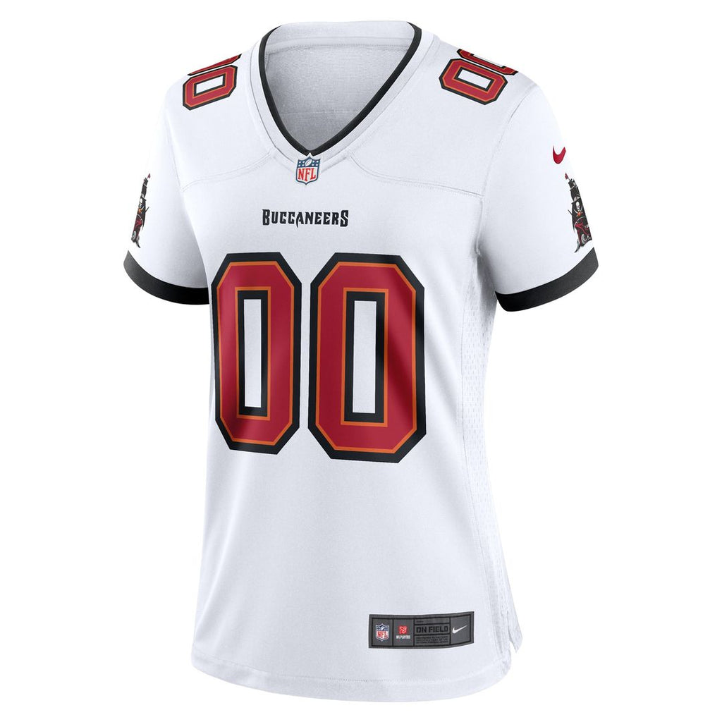 Nike Tampa Bay Buccaneers Women's Custom Game Jersey - White Official NFL Team Apparel Football Fan Gear