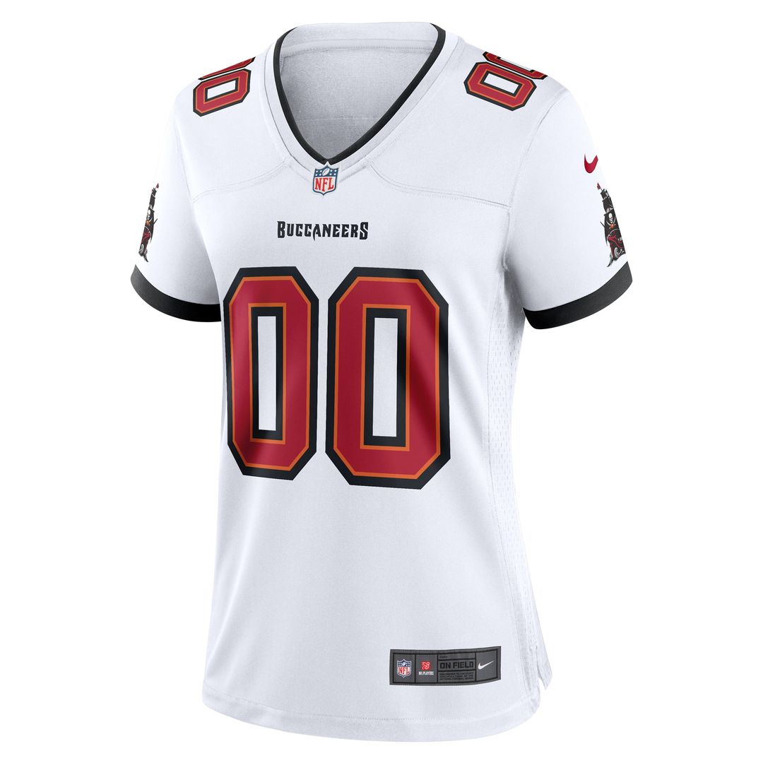 Nike Tampa Bay Buccaneers Women's Custom Game Jersey - White Official NFL Team Apparel Football Fan Gear