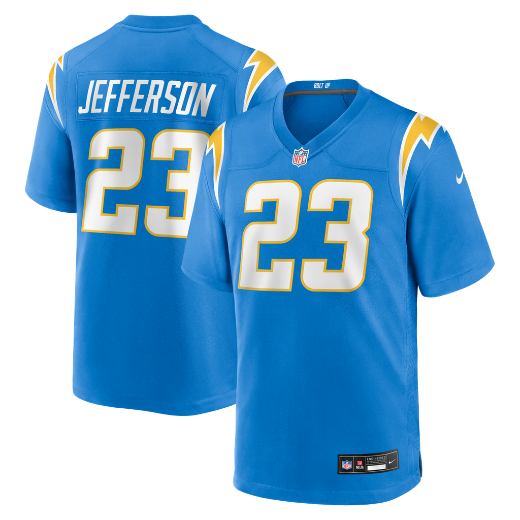 Tony Jefferson Los Angeles Chargers Nike Team Game Jersey - Powder Blue Official NFL Team Apparel Football Fan Gear