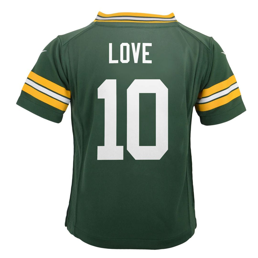 Jordan Love Green Bay Packers Nike Preschool Team Player Game Jersey - Green Official NFL Team Apparel Football Fan Gear