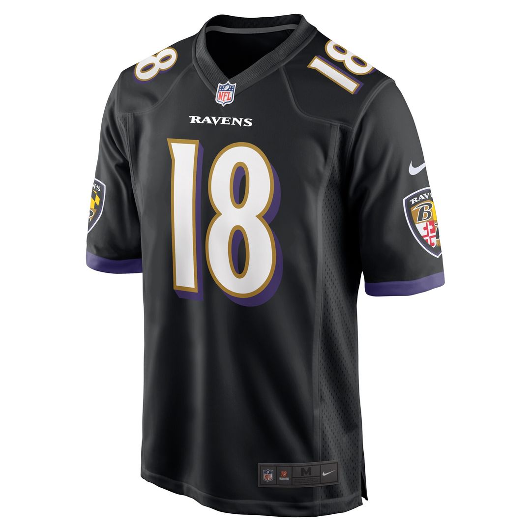 Roquan Smith Baltimore Ravens Nike Alternate Game Jersey - Black Official NFL Team Apparel Football Fan Gear